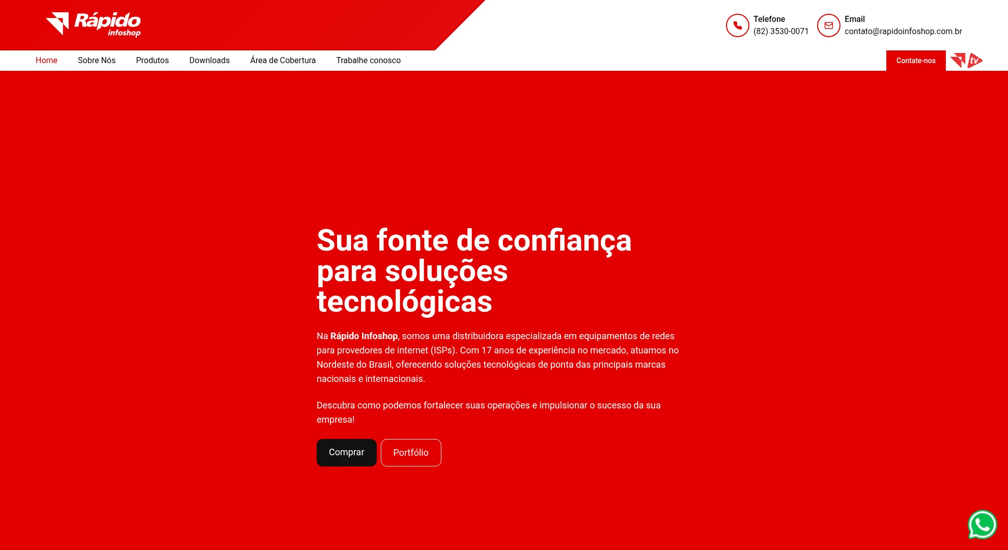 Site Rápido Infoshop